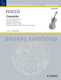 Concerto in G major - cello & piano reduction
