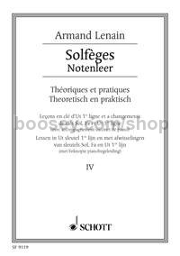 Solfèges Vol. 4 - voice & piano
