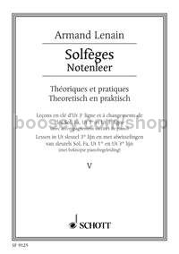 Solfèges Vol. 5 - voice & piano
