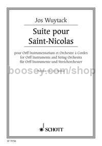 Suite for Saint-Nicolas - Orff-instruments & string orchestra (score)