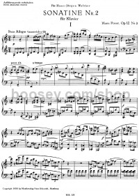 Sonatina No. 2 (Piano) - Digital Sheet Music