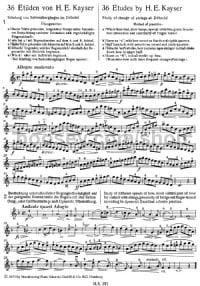 36 Elementary Etudes (Violin) - Digital Sheet Music