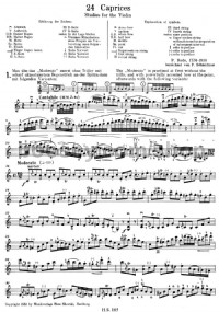 24 Capriccios (Violin) - Digital Sheet Music