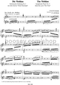 The Vltava (Piano) - Digital Sheet Music