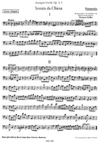 Sonata da chiesa (Cello Part) - Digital Sheet Music