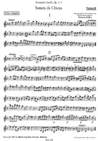 Sonata da chiesa (Violin 2 Part) - Digital Sheet Music