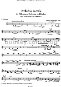 Preludio Sacrale (Accordion 4 Part) - Digital Sheet Music