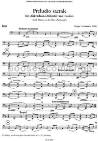 Preludio Sacrale (Bass Part) - Digital Sheet Music