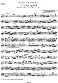 Concerto (Oboe Solo Part) - Digital Sheet Music