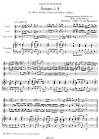 Sonata à 4 (Score) - Digital Sheet Music