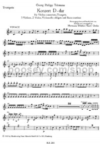 Concerto (Trumpet Part) - Digital Sheet Music