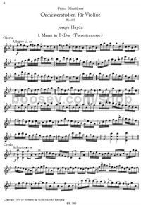 Orchestral Studies for Violin Vol.1 - Digital Sheet Music