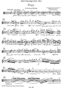 Elegy (Viola Part) -Digital Sheet Music