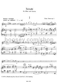 Sonata for Oboe and Piano -Digital Sheet Music