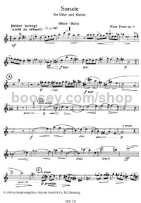 Sonata for Oboe and Piano -Digital Sheet Music