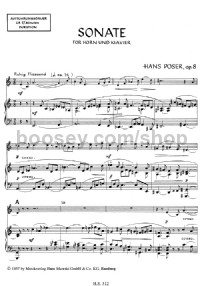 Sonata (Horn & Piano) -Digital Sheet Music