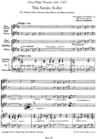 Trio Sonata (Violin, Oboe, Continuo) -Digital Sheet Music