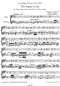 Trio Sonata (Oboe Part) -Digital Sheet Music