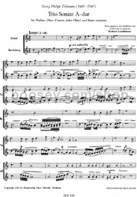 Trio Sonata (Oboe d'Amore Part) -Digital Sheet Music