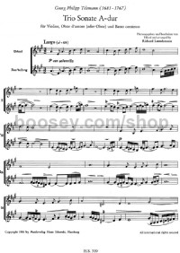 Trio Sonata (Violin Part) -Digital Sheet Music