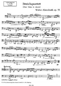 String Quartet (three movements in one) (Cello) -Digital Sheet Music