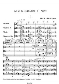 String Quartet No. 2 (Score) -Digital Sheet Music