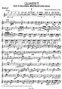String Quartet (Violin 2 Part) -Digital Sheet Music