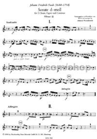Sonata (Oboe 2 Part) -Digital Sheet Music