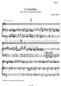 Concertino (Oboe & String Orchestra) -Digital Sheet Music