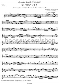 Sinfonia (Violin) -Digital Sheet Music