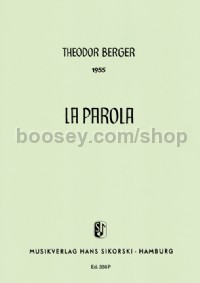 La Parola (Study Score)