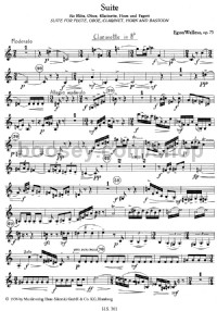 Suite (Clarinet) -Digital Sheet Music