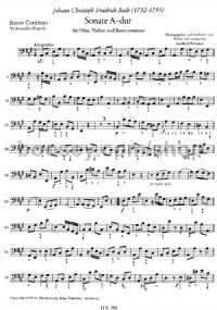 Sonata (Cello/Continuo) -Digital Sheet Music