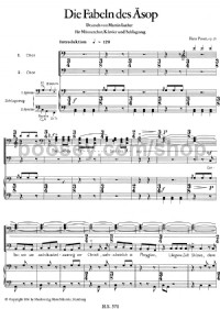 Die Fabeln des Äsop [The Fables of Aesop] (Male Choir) -Digital Sheet Music