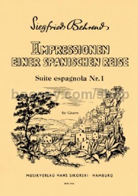Impressionen einer spanischen Reise (Suite espagnola Nr. 1 für Gitarre)