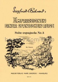 Impressionen einer spanischen Reise (Suite espagnola Nr. 3 für Gitarre)