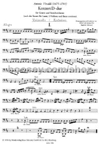 Concerto (Cello/Continuo Part) -Digital Sheet Music