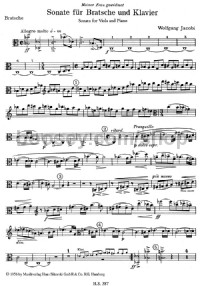 Sonata (Viola Part) -Digital Sheet Music