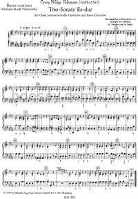 Trio Sonata (Cello) -Digital Sheet Music