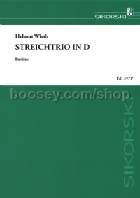 Streichtrio in D (Study Score)