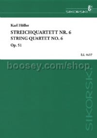Streichquartett Nr. 6 (Study Score)