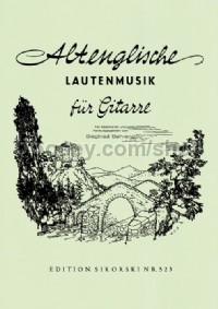 Alte europäische Lautenmusik für Gitarre (Heft 1)