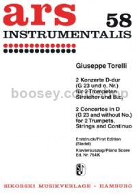 2 Concertos for 2 Trumpets, Strings and basso continuo