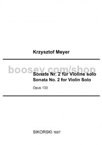 Sonata No. 2 for Violin solo