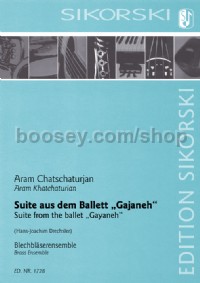 Suite from the Ballet Gayaneh for brass ensemble SIK1728