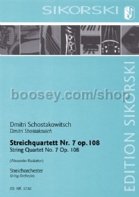 Streichquartett Nr. 7 (Study Score)