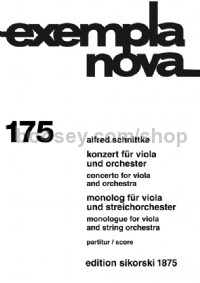 Viola Concerto & Monologue Pocket Score
