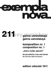 Composition No1 Picc Tba Piano Ed. 19