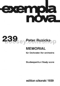 Memorial (Study Score)
