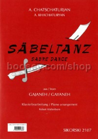 Sabre Dance (from the ballet Gayaneh) Piano Solo